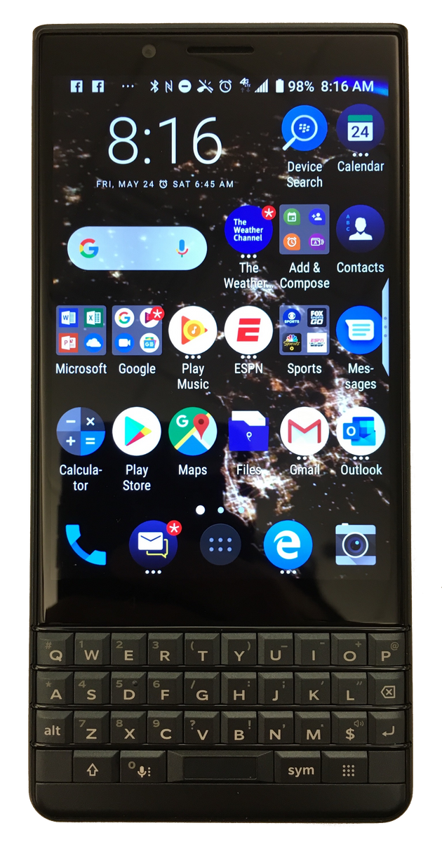 BlackBerry - 【Hana】BLACKBERRY KEY2 DUAL-SIM Blackberry Key2 Single or Dual SIM 64GB 4.5