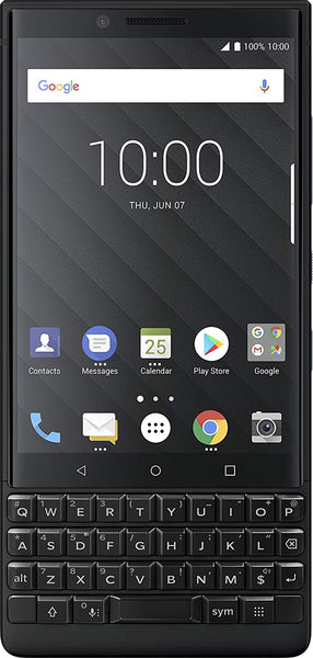 【中古スマートフォン】Blackberry Key2 中古】BlackBerry KEY2 64GB シルバー BBF-100-8 SIMフリー